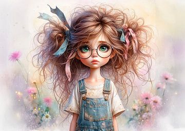 Beautiful girl in pastel... by Ans Bastiaanssen