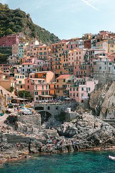 Cinque Terre Manarola | Photo Print Italy | Europe colourful travel photography