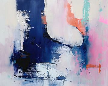 Modern Abstract Met Kleuren van Blikvanger Schilderijen