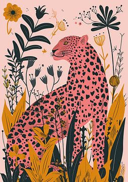 Joli léopard sur Liv Jongman