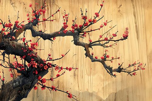 schilderachtig Japan bloesem