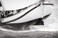 Skûtsje bouncing through the rough seas by ThomasVaer Tom Coehoorn thumbnail
