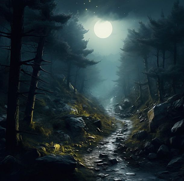 Landschap van fernlichtsicht