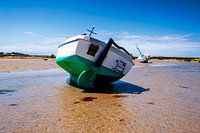 Boot op zand