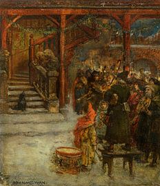 Group of singing and musical figures, John Macallan Swan