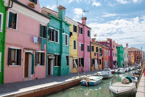 Gekleurde huizen in Burano (1)