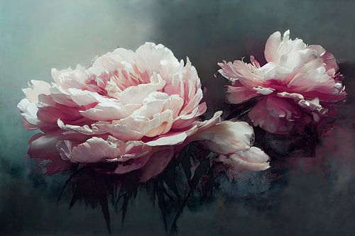 Big Pastel Peonys