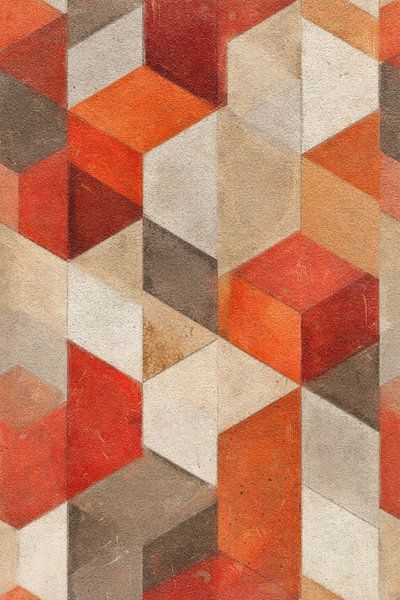 Layered cubes by Whale & Sons
