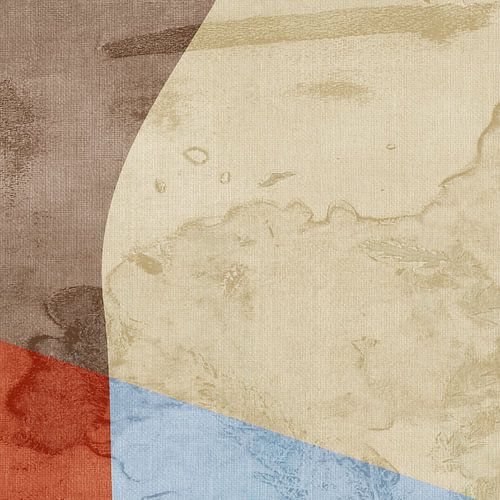 Abstracte vormen en lijnen in wabi-sabi-stijl