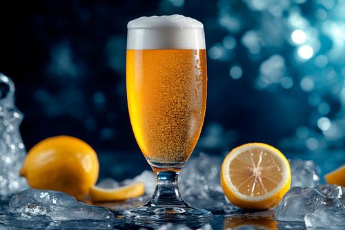 Bier mit Zitrone