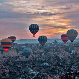 Balloon flight Cappadocie Turkey by Paul Franke