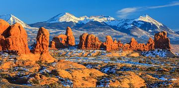 Winter in Arches National Park, Utah