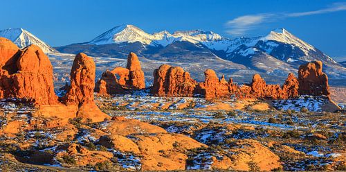 Winter in Arches Nationaal Park, Utah