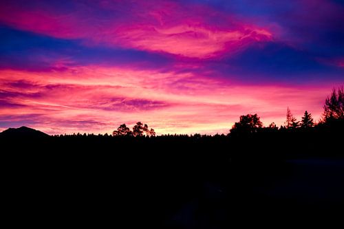 Zonsondergang Wanaka Nieuw-Zeeland