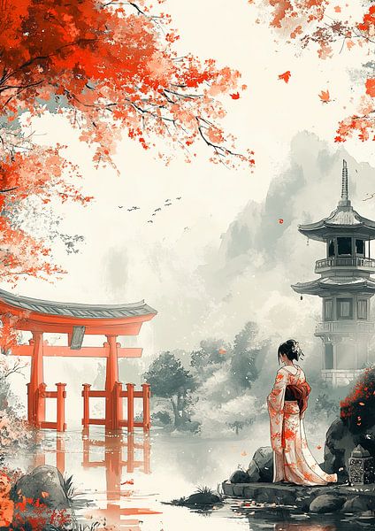 Wall Display of Japan by Lae