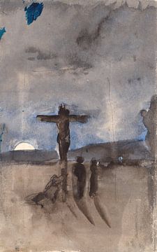 Christus aan het kruis (1895) van Peter Balan
