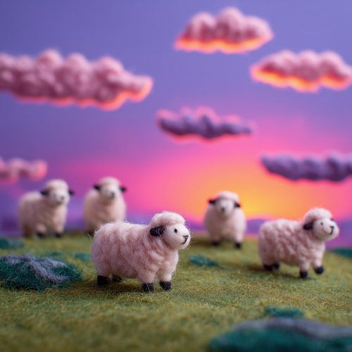 Schapen van wol