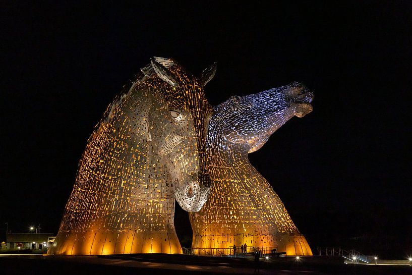 The Kelpies, Scotland by Gert Hilbink