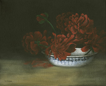 Stilleven met Pioenen, Paeonia