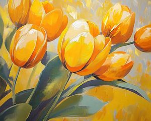 Gelbe Tulpen | Gelbe Blütenglückseligkeit