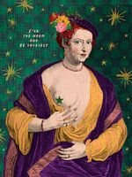Rebellische Frau