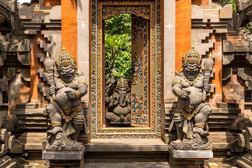 Bali house entrance by Peter Schickert