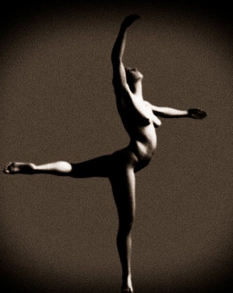 Femme nue - Etude de Sofie dansant nue par Jan Keteleer