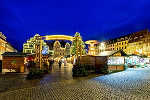 De kerstmarkt van Weimar