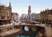 Oude Gracht and Bakkerbrug, Utrecht by Vintage Afbeeldingen thumbnail