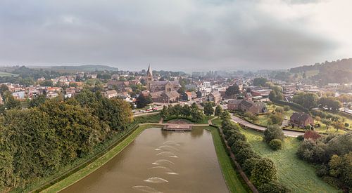 Luchtpanorama van Gulpen in Zuid-Limburg