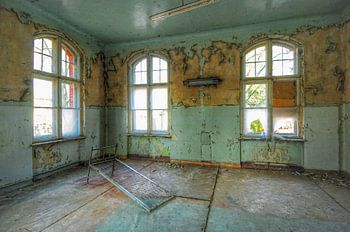 Urbex in Beelitz Heilstätten, Berlijn.