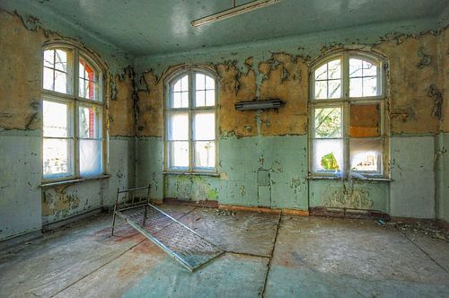 Inside Beelitz Heilstätten, Berlin.