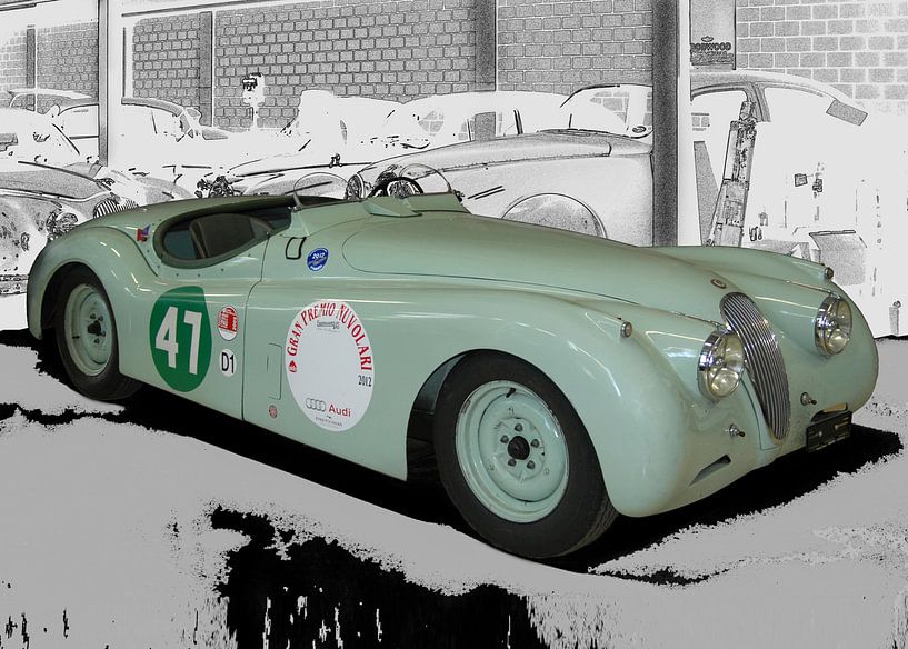 Jaguar XK 120 Roadster by aRi F. Huber