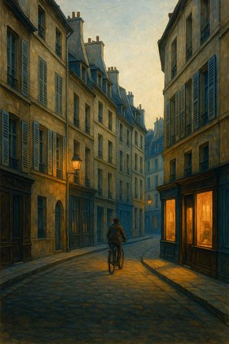 Le Marais Twilight – A Bicycle through Parisian Silence