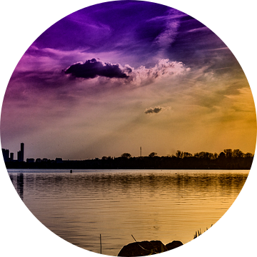 Zonsondergang Kralingse Plas (Rotterdam)