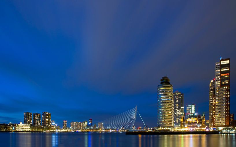 Skyline Rotterdam van Martijn Smit