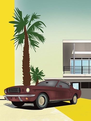 De Klassieke Mustang in LA