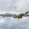 Nostalgie ! Boeing 747-8 de Lufthansa en livrée rétro. sur Jaap van den Berg