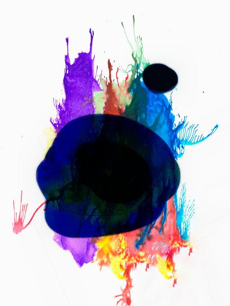 Japandi Zen Gelukkig Japan Scandinavië Abstract van Mad Dog Art
