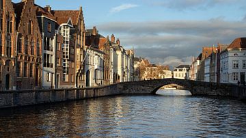 Kings Bridge Bruges Evening Cityscape by Imladris Images