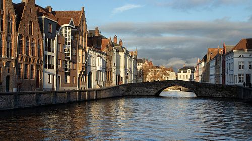 Königsbrücke Brügge Abendliches Stadtbild