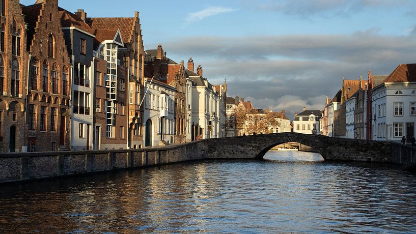 Koningsbrug Brugge Avond Stadsgezicht van Imladris Images