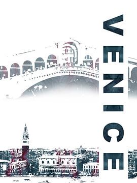 Venise sur Printed Artings