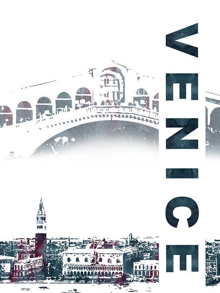 Venise par Printed Artings