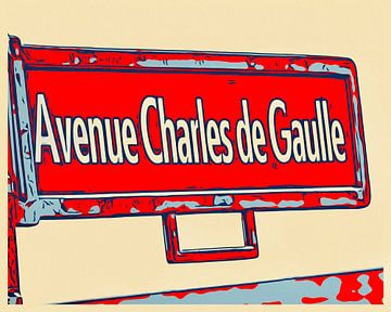 Avenue Charles de Gaulle-Paris by zam art