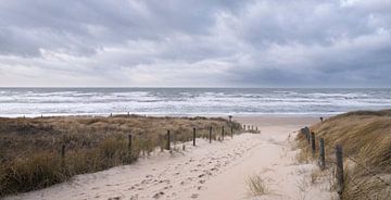 à la plage sur Arjan van Duijvenboden