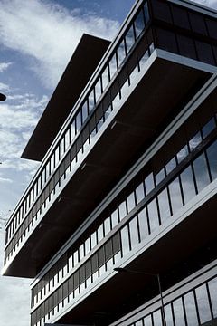 Architecture carré sur carré | Amsterdam | Pays-Bas Travel Photography sur Dohi Media