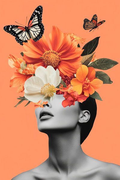 Flower magic in your head by Poster Art Shop