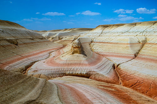 Tiramisu Canyon, Kazakhstan – the colourful landscape of Mangystau