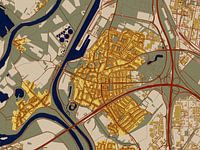 Map of Stein in the style of Gustav Klimt